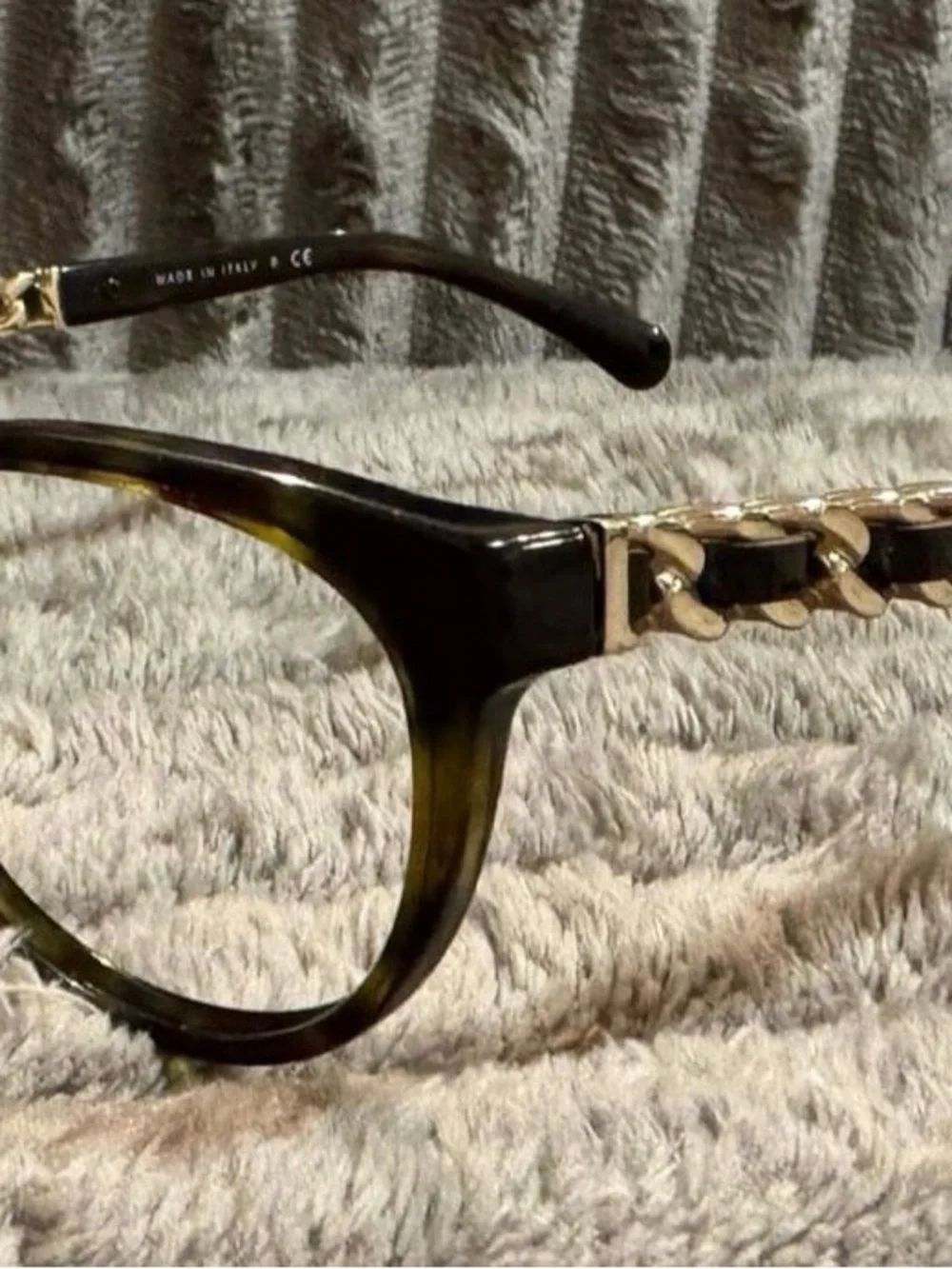 Rare CHANEL Tortoiseshell Women’s Eyeglass Frames - Brown & Amber